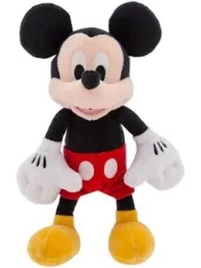 Disney Mickey Mouse Plush Doll - Black, Red, Yellow, White, Cream